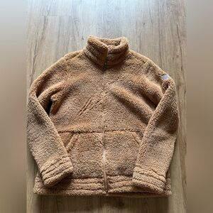 Free Country Tan Sherpa Jacket Size Medium